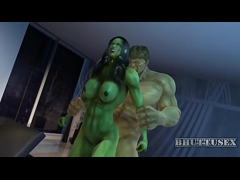 Hulking each other in green