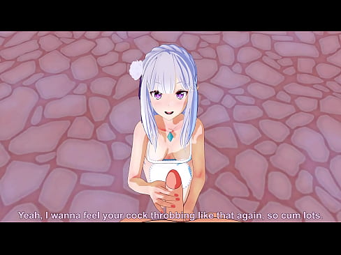 Emilia with apron big ass hentai animation 3d game