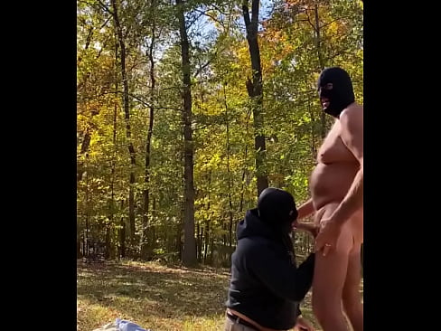 Fucking outside mature men in fall