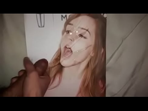 My huge cum tribute to Emma Watson(one month without cum)