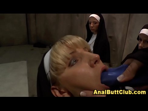 Slutty nuns anal fucked