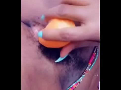 I am horny and there was no dick, I fucked myself with carrot.