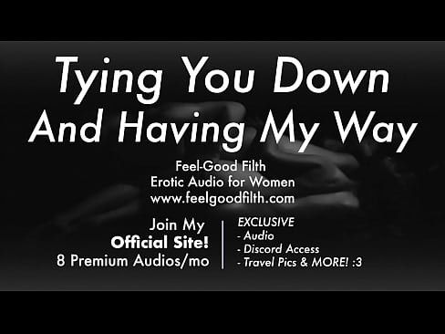 Dominant Boyfriend Ties You Up, Licks Your Pussy   Makes You Cum   Aftercare [Audio Porn for Women]