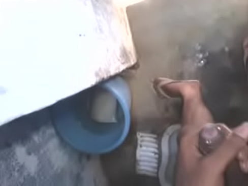 Indian boy masturbation in bathroom