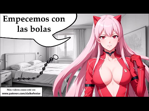 Entrenamiento anal hentai con la chica mandona.