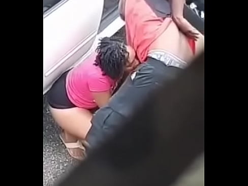 Jamaican woman giving blowjob