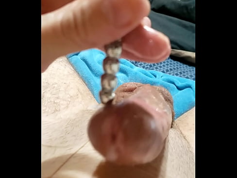 Cum leaking out of penis plug