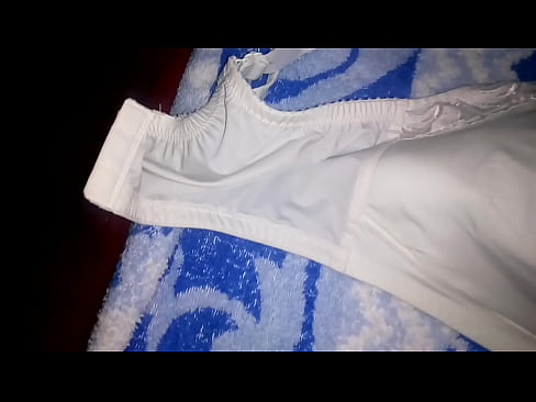 cum satin bra amateur