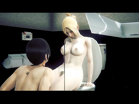 Final Fantasy - Quistis Trepe sex in public restroom