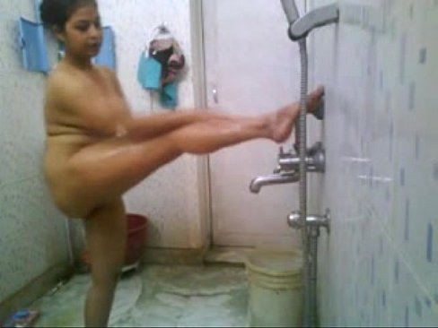 my gf.bathing