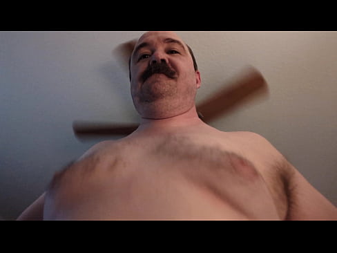 "Florida Ham" - Mustache guy Don K DIck and sexy bear Rusty Piper are on vacation in SE USA to see some wildlife. They kiss and make out and then the older man pulls up and down the dick making it squirting jizz - cornfedMTdads
