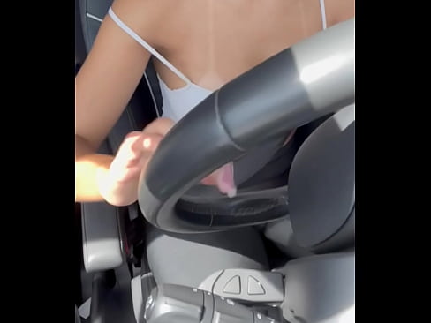 Mulher no volante gostosa