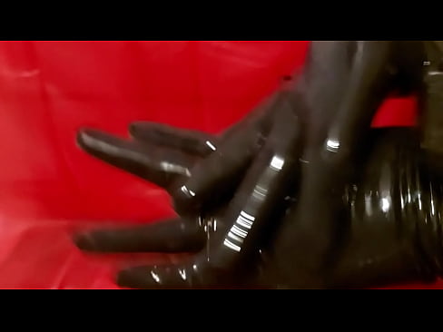 Dreamofevolutionvip - Black Latex Gloves