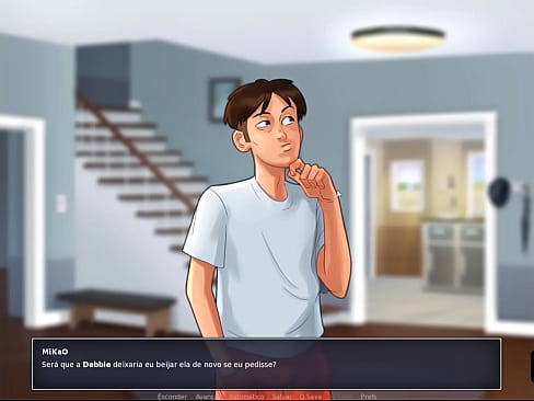 Jogo Pornô 2D, Summertime Saga ep 16 - Ela fica se masturbando e falando meu nome???