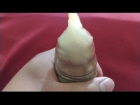 ejaculating in condom