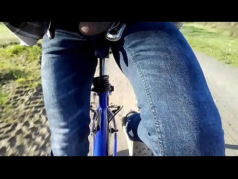 bike ride dick seems to stop handjob on the side of the road