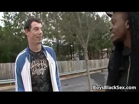 Blacks On Boys - Gay Bareback Interracial Rough Fuck Video 04