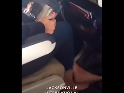 Jacksonville Florida Creepshot Feet On The Plane