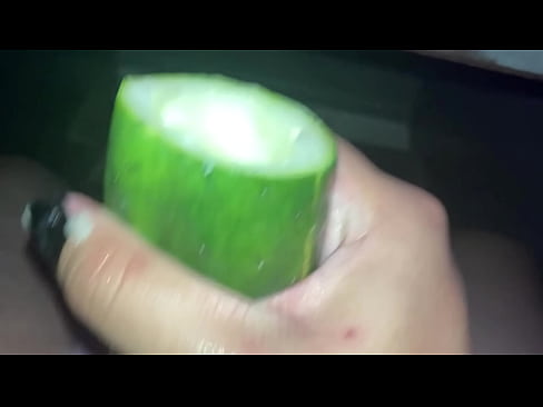 HOT TRANS GIRL CAN'T WAIT SHE'S SO HOT SHE FUCKS A CUCUMBER HARDCORE II HOT TRANS II FUCK FRUIT II POV II CUM INSIDE