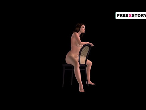 An animated 3D Cartoon Girl Giving Sexy poses in Several positions