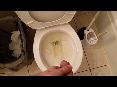 Desperate long pee after holding it