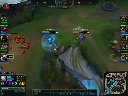 Janna fudendo um Zed