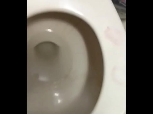 Desperate Trans Women masturbates with Toilet