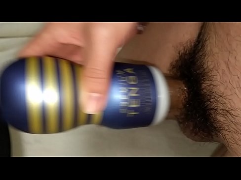 masturbation and cumshot twice with TENGA PREMIUM VACUUM CUP