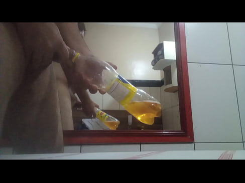 Yellow Pee inside a bottle