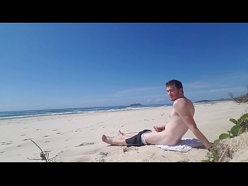 Beach Jerk Off 2