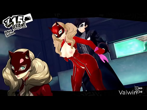 Ann Takamaki and Joker Dungeon Fuck - Persona 5 3D