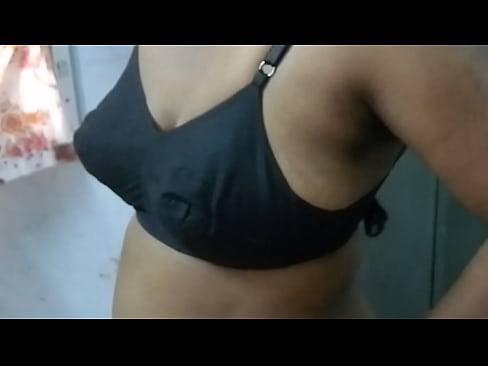 Mallu aunty removing nighty and wearing bra panty.MOV