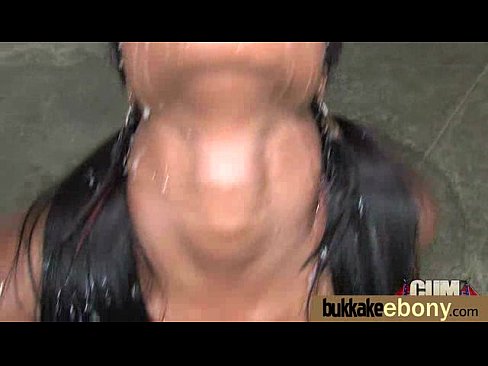 big tit ebony does a blow bang 20