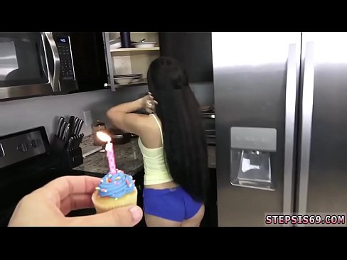 Teens caught fucking in kitchen  teen tail but plug