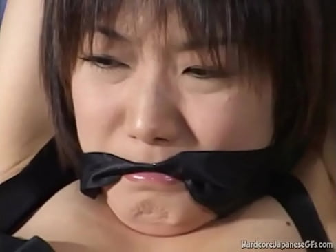 Bound and Gagged this Japan Wife gets Fingered