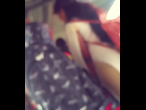 Girl showing her ass in Hyderabad bus