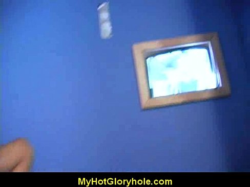 Gloryhole cock sucking for some warm cum 31