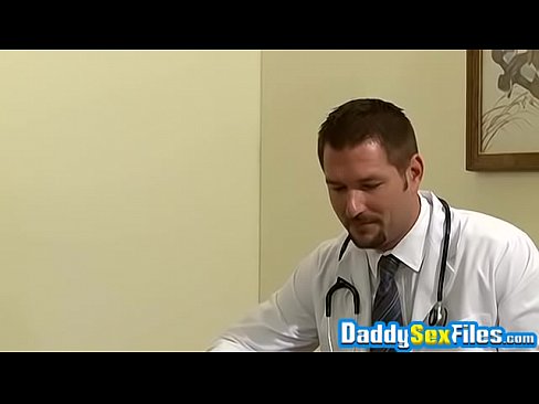 Hardcore doctor threeway with step daddy and
