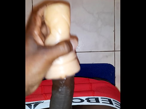 Fleshlight and cumshot