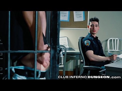 Police Officer Gives Extreme Double Fisting - Club Inferno Dungeon