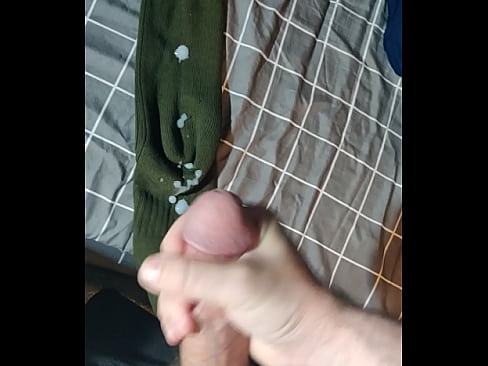 My white hard dick shooting a load