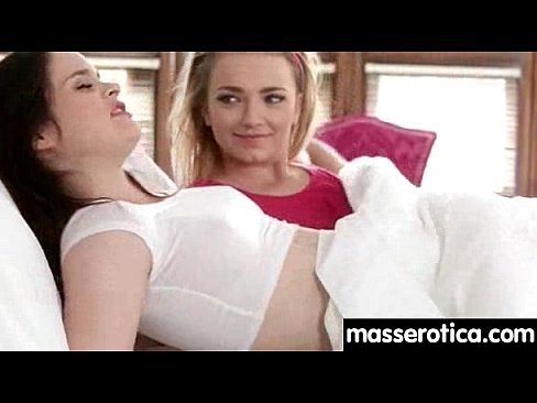 Sensual lesbian massage leads to orgasm 15