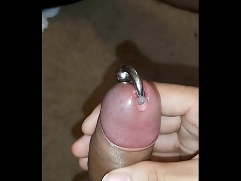 PA cumshot with ballstretchers