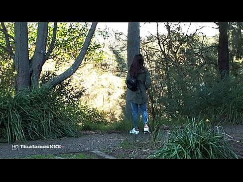 RISKY OUTDOORS PISS FUN IN LOCAL PARK BY HOT BROWN SKINNED ASIAN TINA