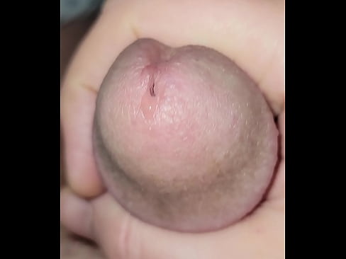 Masturbation of hard cock