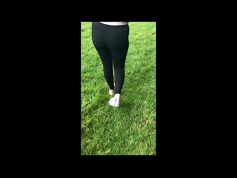Big Booty PAWG walking in the Forest