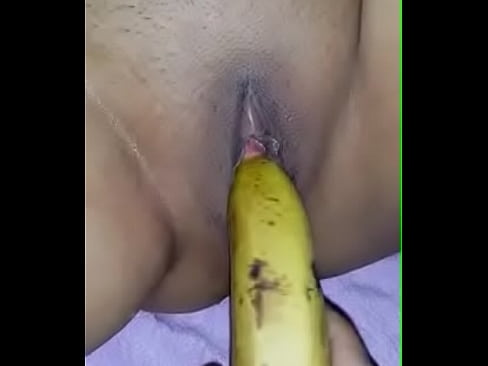 Her pussy liked the banana #3