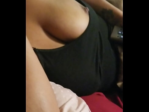 Unaware Ebony Nipslip