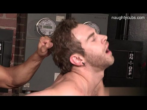 Muscle friends deepthroat cum