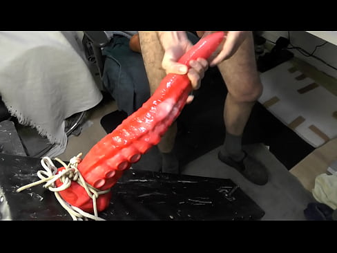 Impaled by the Nothosaur Alla Bold Huge Dildo Super Long Very Deep Anal ASMR Wrecked Ass